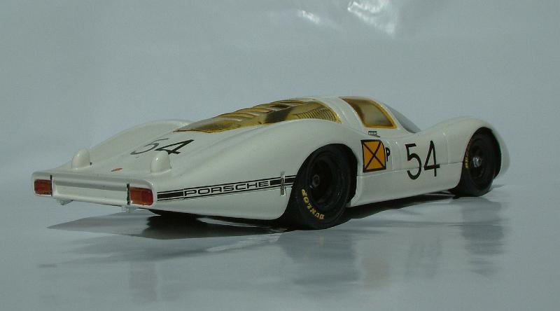 6maj08 024.JPG - Porsche 908LH 1968 Daytona winner. Modified 1/24 scale LeMans Miniatures resin kit with homemade decals.